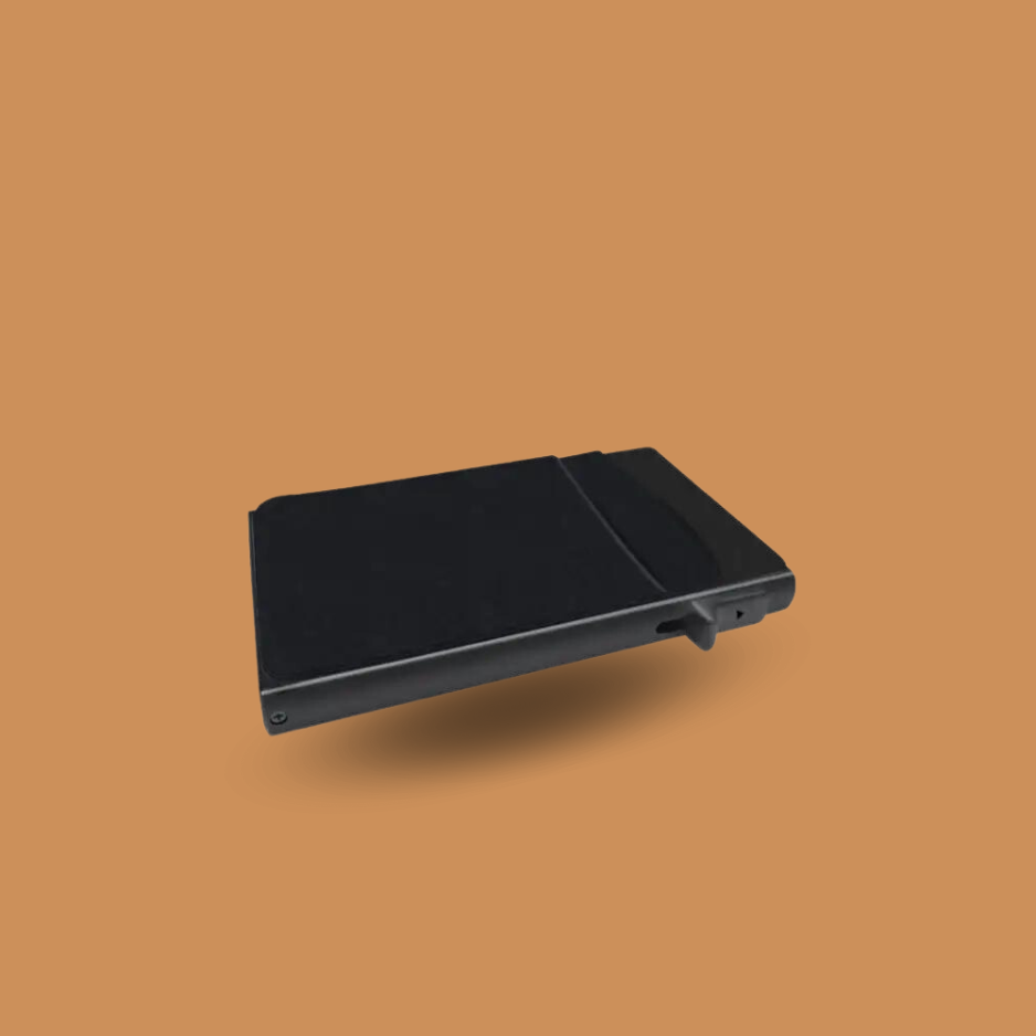 Metal Card Wallet Customizable Black