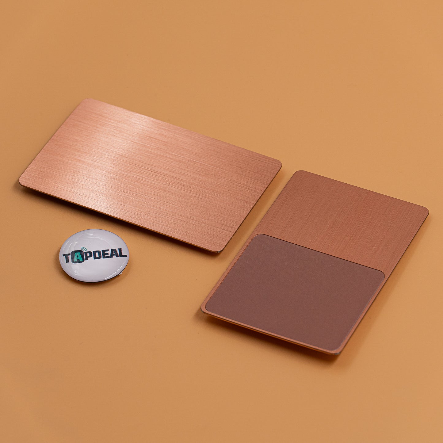 Metallic Rosegold Business Card