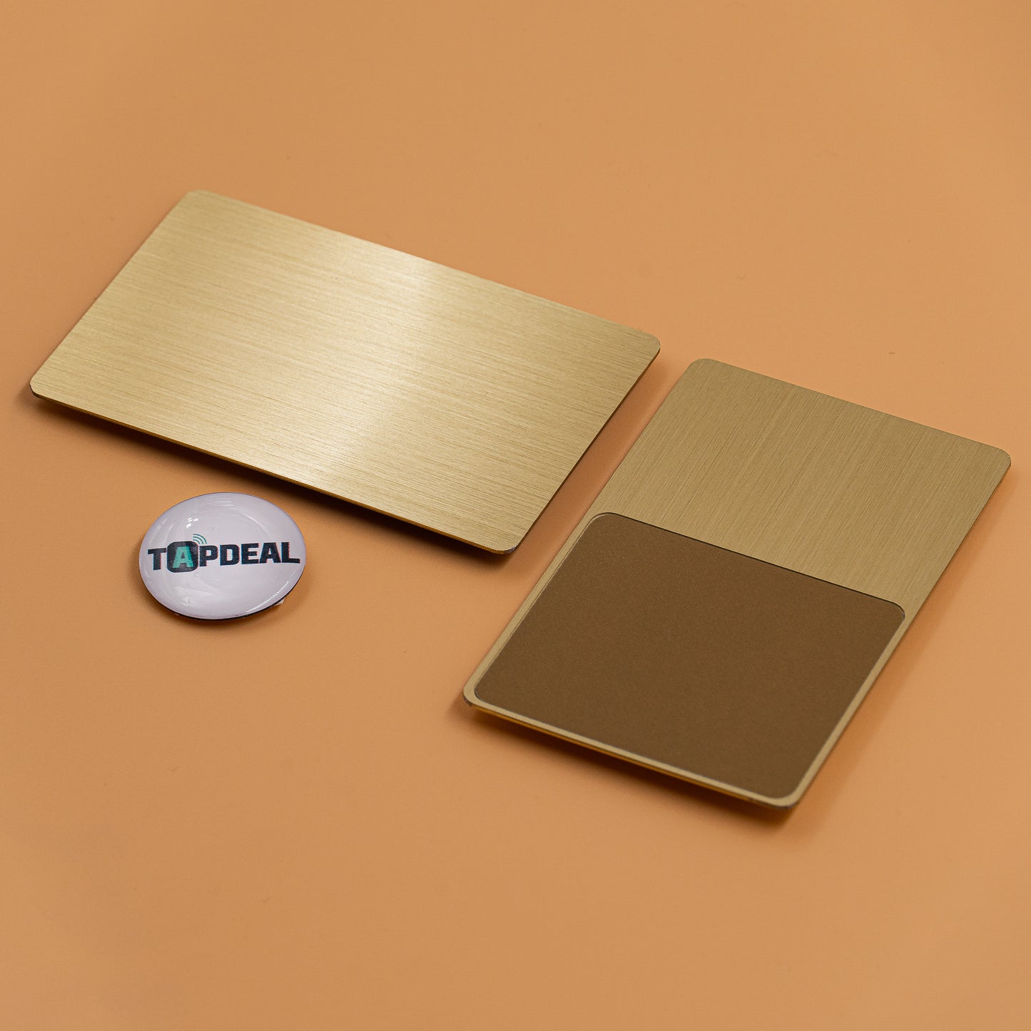 Metallic Gold Business Card